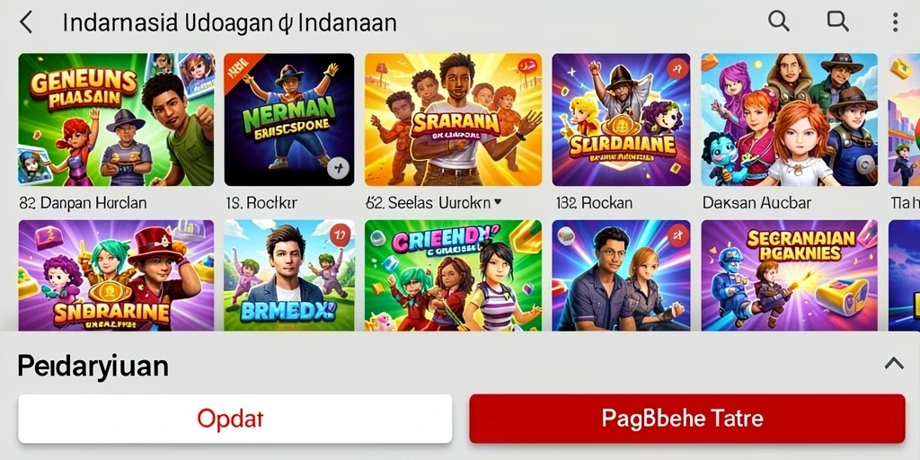 Beragam permainan seru untuk dinikmati.