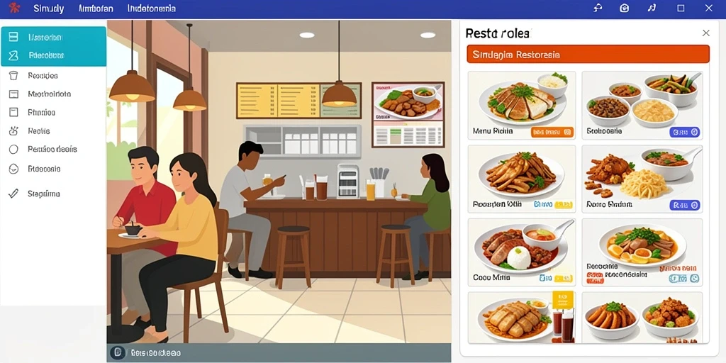 Fitur chat untuk berinteraksi dengan pemain lain.