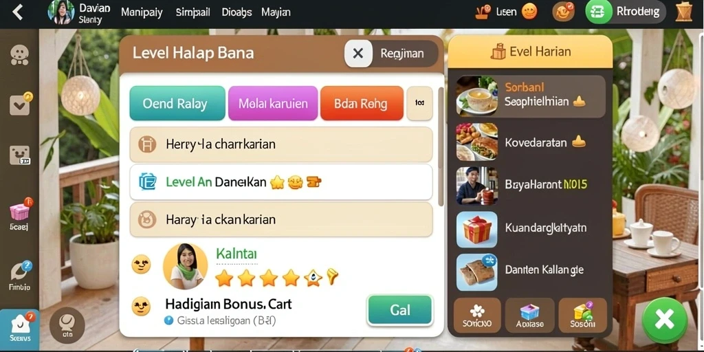 Fitur bonus menarik untuk pemain baru dan setia.